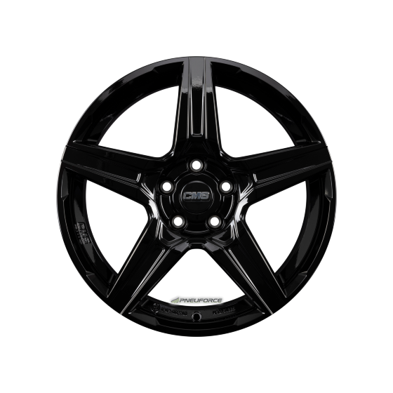 CMS-WHEELS - C34 SCHWARZ GLANZ 7,5X19 LK:5/112 ET:48 ML:57,1