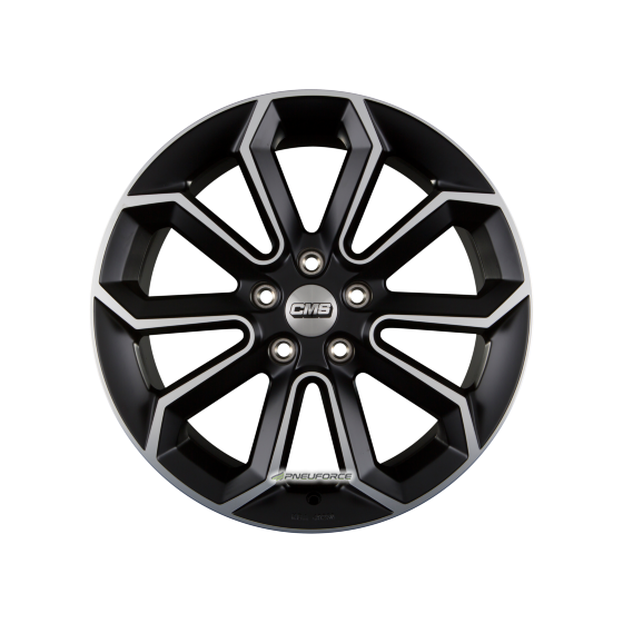 CMS-WHEELS - C20 DIAMANT SCHWARZ MATT 8X19 LK:5/114,3 ET:40 ML:67.2R