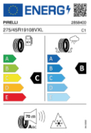 PIRELLI PZ-WIN 275/45 R19 108V XL