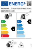 UNIVERSAL UNFS02 385/55R225 160K