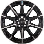 RONAL - R60-BLUE JETBLACK-FRONTKOPIERT 6,5X16 LK:5/114,3 ET:45 ML:82