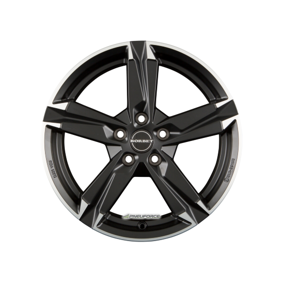 BORBET T10 Matt Schwarz Poliert