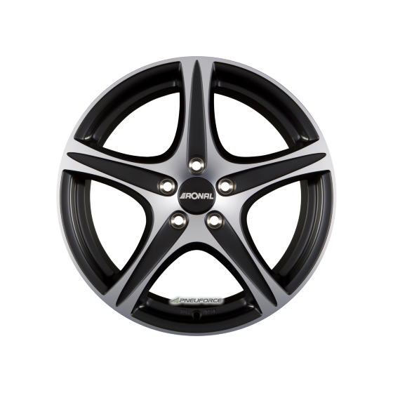 RONAL - R56 MATTSCHWARZ-FRONTKOPIERT 7X17 LK:5/112 ET:45 ML:76
