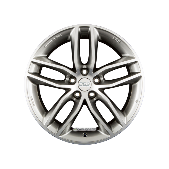 BBS - SX PLATINUM SILBER DIAGEDREHT 8,5X19 LK:5/114,3 ET:45 ML:82,0 PFS