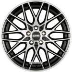 CMS-WHEELS - C25 DIAMANT SCHWARZ GLANZ 7X17 LK:5/112 ET:49 ML:57,1