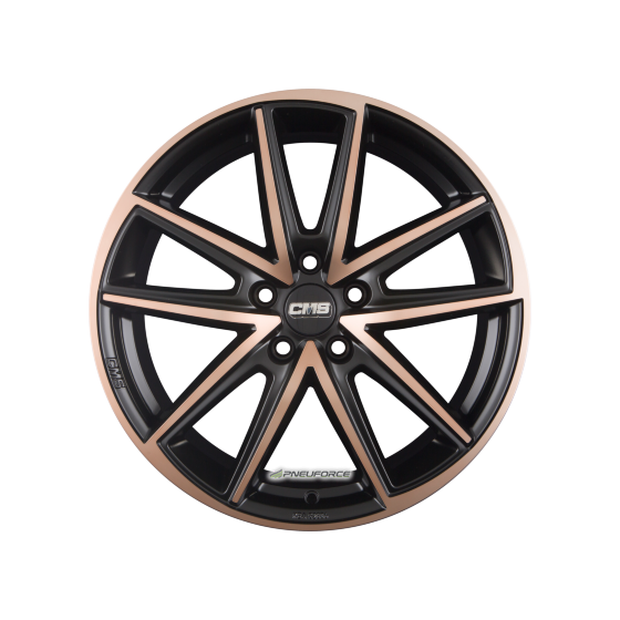 CMS-WHEELS - C30 DIAMANT SCHWARZ KUPFER 8X18 LK:5/114,3 ET:45 ML:67.2R