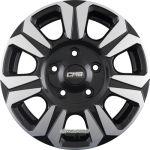 CMS-WHEELS - C31 DIAMANT SCHWARZ GLANZ 6,5X17 LK:6/139,7 ET:48 ML:92,47