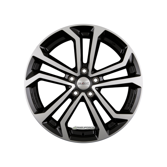DEZENT - TA DARK BLACK/POLISHED 6,5X16 LK:5/114,3 ET:32 ML:66,1