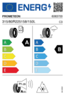 PROMETEON H02PFS 315/80 R22.5 158/150L