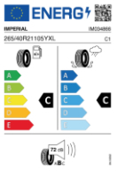 IMPERIAL ECOSUV 265/40 R21 105Y XL