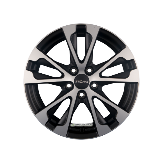 RONAL - R61 JETBLACK-MATT-FRONTKOPIERT 7,5X17 LK:5/108 ET:55 ML:76