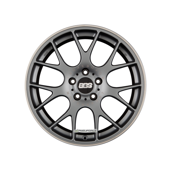 BBS CH-R Titan Matt mit Edelstahl Anfahrschutz