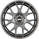 BBS CH-R Titan Matt mit Edelstahl Anfahrschutz