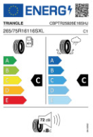 TRIANGLE TR259 265/75 R16 116S XL