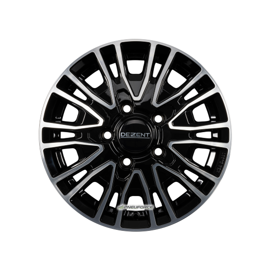 DEZENT - KE DARK BLACK/POLISHED 7X17 LK:5/120 ET:55 ML:65,1