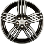 RONAL - R57 SCHWARZ-FRONTKOPIERT 7,5X17 LK:5/112 ET:35 ML:76