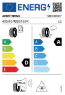 ARMSTRONG AOM11 425/65 R22.5 165K