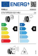 PIRELLI - U02 URBAN-E PRO MULTIAXLE M+S 3PMSF (TL)