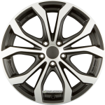 ALUTEC W10 Racing-Schwarz Frontpoliert