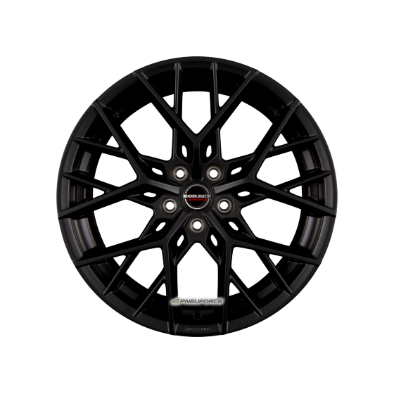 BORBET - BY BLACK MATT 8X19 LK:5/108 ET:40 ML:72,5