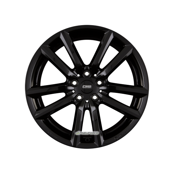 CMS-WHEELS - C27 SCHWARZ GLANZ 6X16 LK:5/100 ET:50 ML:54,1
