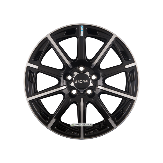RONAL - R60-BLUE JETBLACK-FRONTKOPIERT 6,5X16 LK:5/110 ET:40 ML:65