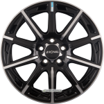 RONAL - R60-BLUE JETBLACK-FRONTKOPIERT 6,5X16 LK:5/110 ET:40 ML:65