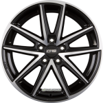 CMS-WHEELS - C30 DIAMANT SCHWARZ GLANZ 7X17 LK:5/114,3 ET:43,5 ML:67.2R