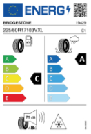 BRIDGEST A005-E 225/60 R17 103V XL