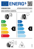 VREDEST. QUAT-5 265/45 R20 108W XL