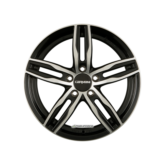 CARMANI - 14 PAUL BLACK POLISH 6,5X16 LK:5/112 ET:50 ML:57,1