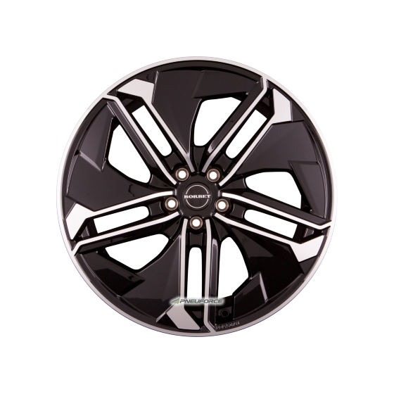 BORBET TX Black Polished Glossy