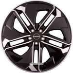 BORBET TX Black Polished Glossy