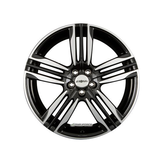 RONAL - R58 SCHWARZ-FRONTKOPIERT 8X20 LK:5/112 ET:45 ML:76