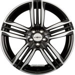 RONAL - R58 SCHWARZ-FRONTKOPIERT 8X20 LK:5/112 ET:45 ML:76