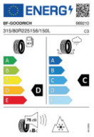 BF GOODRICH - ROUTE CONTROL D2 VG M+S 3PMSF (TL)