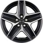 BORBET CWZ Black Polished Matt