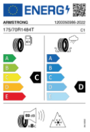 ARMSTRONG SKI-PC 175/70 R14 84 T