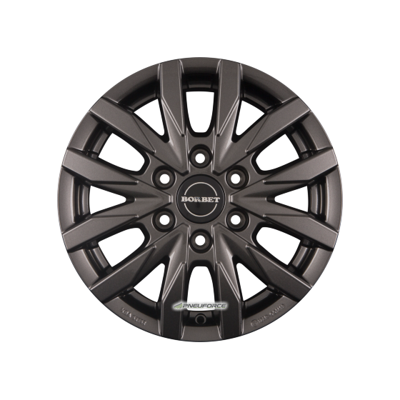 BORBET - CW6 MISTRAL ANTHRACITE GLOSSY 6,5X16 LK:6/130 ET:54 ML:84,1