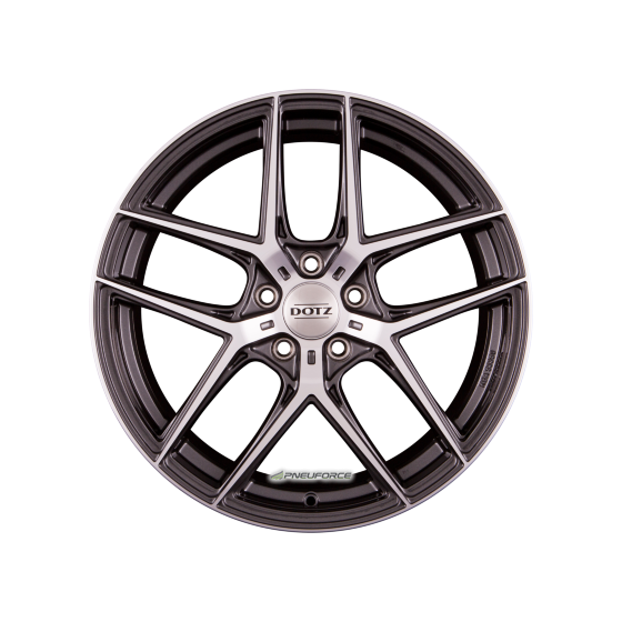 DOTZ LAGUNASECA DARK - Gunmetal Glänzend Frontpoliert