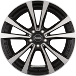 RIAL - M12 DIAMOND-BLACK FRONTPOLISHED 8X19 LK:5/112 ET:52 ML:66,5