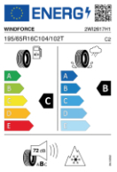 WINDFORCE VAN-AS 195/65 R16 104/102T