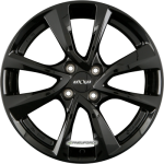 OXXO - OBERON 4 BLACK (OX07) BLACK 6,5X16 LK:4/108 ET:37,5 ML: