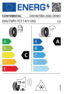 CONTI VAN-4S 225/75 R17 114/112Q
