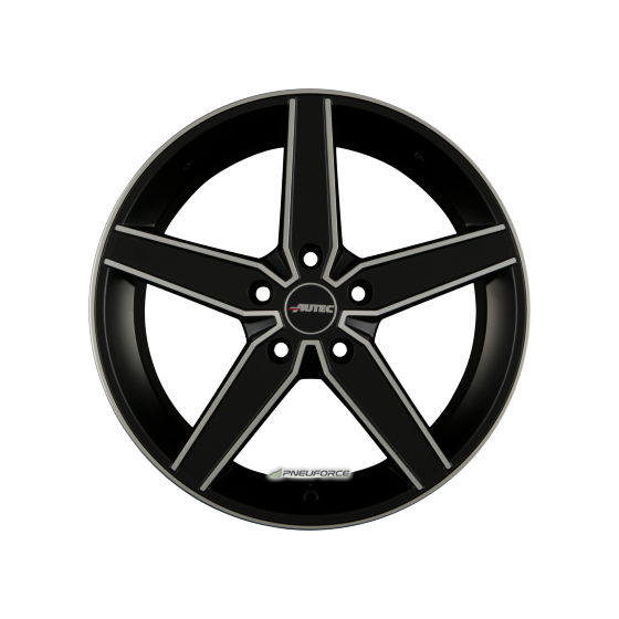 AUTEC - DELANO SCHWARZ MATT POLIERT 8,5X20 LK:5/112 ET:42 ML:70