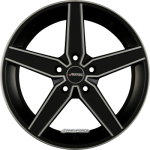 AUTEC - DELANO SCHWARZ MATT POLIERT 8,5X20 LK:5/112 ET:42 ML:70