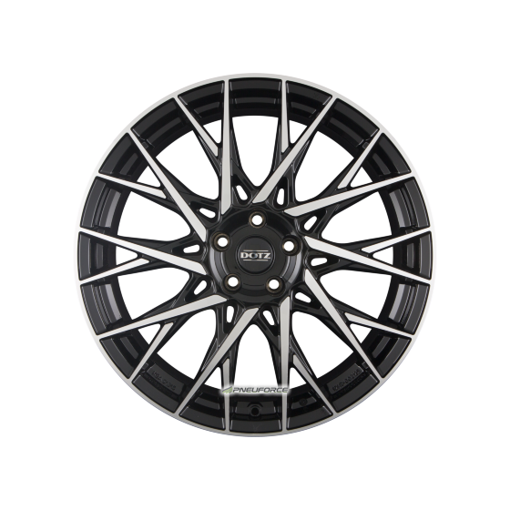 DOTZ - FUJI DARK BLACK/POLISHED 8X19 LK:5/108 ET:40 ML:70,1