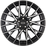 DOTZ - FUJI DARK BLACK/POLISHED 8X19 LK:5/108 ET:40 ML:70,1