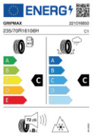 GRIPMAX SG-A/S 235/70 R16 106H