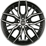 MOMO - SPIDER BLACK MATT POLISH 8,5X20 LK:5/120 ET:35 ML:72,6